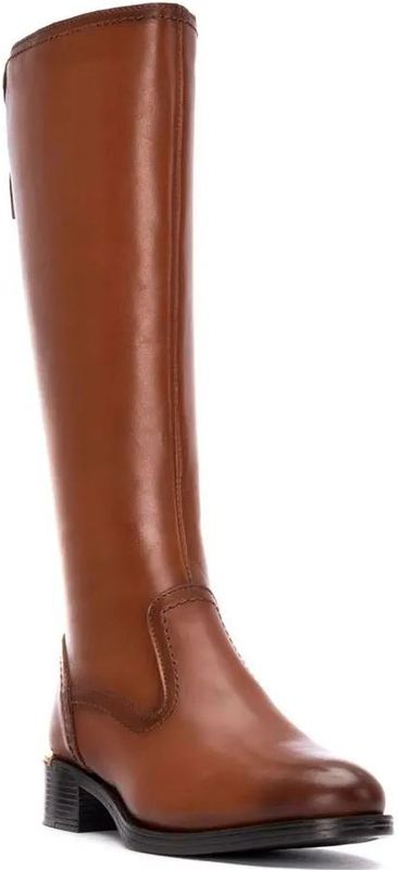 Carmela - 16264202 - Leren Laarzen - Zwart - Ritssluiting - Casual