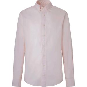 Hackett Garment Dyed Oxford Overhemd Met Lange Mouwen