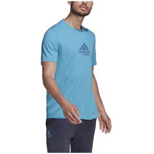 Adidas Ten Game Short Sleeve T-shirt Blauw XS Man