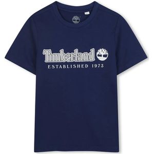 Timberland - T60212 - T-shirt - Blauw - Korte Mouwen - Jongens