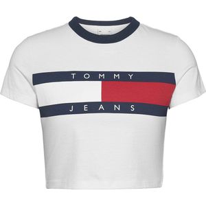 Tommy Jeans Crp Rwb Block Ext T-shirt Met Korte Mouwen