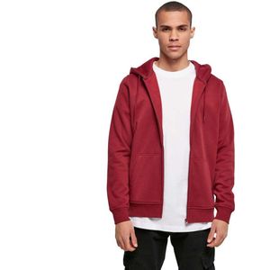 Build Your Brand Heavy Full Zip Sweatshirt Rood 3XL Man