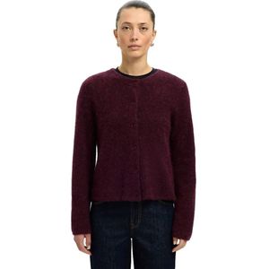 Selected - Lulu New - Vest - Ronde Hals - Lange Mouwen - Knoopsluiting