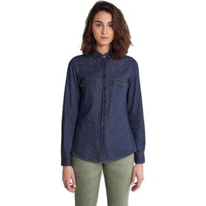 Salsa Jeans Slim Fit Cotton Overhemd Met Lange Mouwen