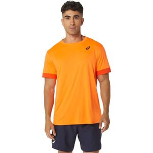 Asics Court Short Sleeve T-shirt Oranje L Man