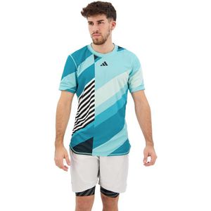 Adidas Reversible Aeroready Freelift Pro Short Sleeve T-shirt Blauw M Man