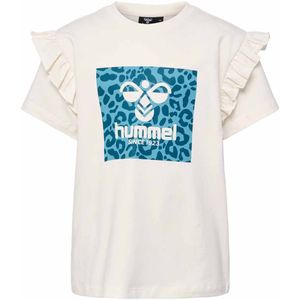 Hummel Flowy Ruffle T-shirt Met Korte Mouwen