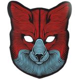 Atosa Fox Led Led Mask Rood