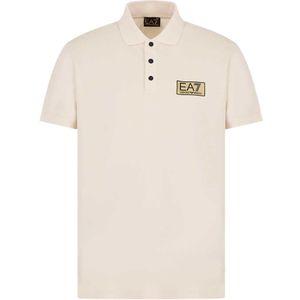 Ea7 Emporio Armani 3dpf02 Short Sleeve Polo Beige L Man