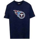 New Era - NFL T-shirt - Donkerblauw - Korte Mouwen - Tennessee Titans