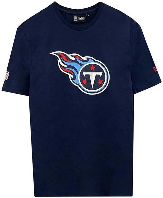 New Era - NFL T-shirt - Donkerblauw - Korte Mouwen - Tennessee Titans