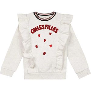 Catimini Rouge Sweatshirt Wit 4 Years