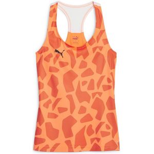 Puma Team Liga Padel Graphic Sleeveless T-shirt Oranje M Vrouw