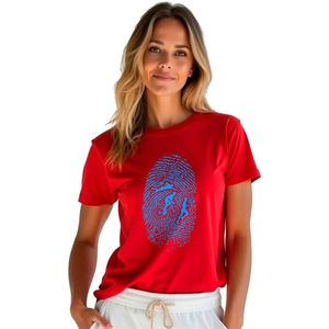 Kruskis Triathlon Fingerprint T-shirt Met Korte Mouwen
