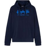 EA7 - Train Logo Serie - Sweatshirt - Marineblauw - Lange Mouwen - Casual