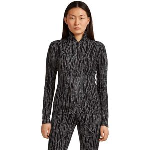 Icebreaker - Merino 260 Tech Vertex Delta Lines AOP - Lange Mouwen Basislaag