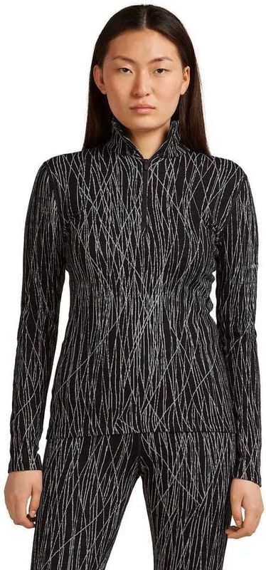 Icebreaker - Merino 260 Tech Vertex Delta Lines AOP - Lange Mouwen Basislaag