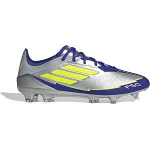 adidas - F50 Messi Pro - Voetbalschoenen - Zilver Donkerblauw Geel - Synthetisch Material