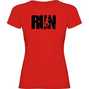 Kruskis Word Run Short Sleeve T-shirt Rood XL Vrouw