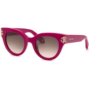 Roberto Cavalli Src065m Sunglasses Roze Brown Gradient Pink / CAT3 Man