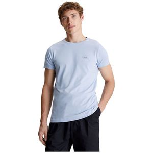 Calvin Klein Stretch Slim Fit Short Sleeve T-shirt 2 Units Blauw L Man