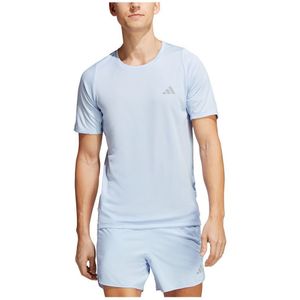 Adidas Run Icons 3s Short Sleeve T-shirt Blauw XS Man