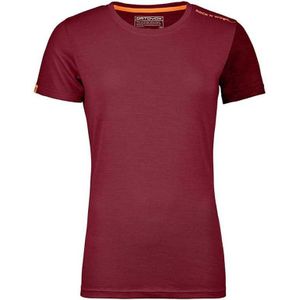 Ortovox 185 Rocknwool Short Sleeve T-shirt Rood XS Vrouw