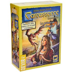 Devir Carcassonne La Princesa Y El Dragon Board Game Veelkleurig