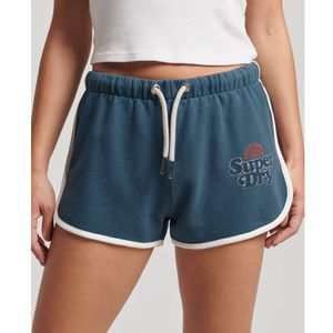 Superdry Vintage Cooper Classic Shorts Blauw 2XS Vrouw