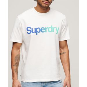 Superdry Core Logo Loose Short Sleeve T-shirt Wit XL Man