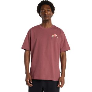 New Balance - Shirt - Geel/Rood/Bourgogne/Wit - Sportshirt