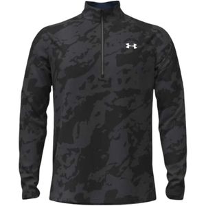 Under Armour - Tech 2.0 - T-shirt - Zwart - Lange Mouw - Half Rits