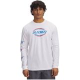 Under Armour - Stacked Stars - Functioneel Shirt - Blauw Lichtgrijs Rood Wit