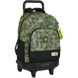 Safta Compact With Trolley Wheels Kelme Travel Backpack Groen