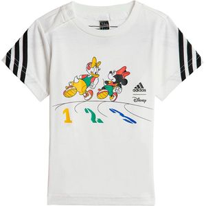 Adidas I Disney Mm Short Sleeve T-shirt Wit 12-18 Months Meisje