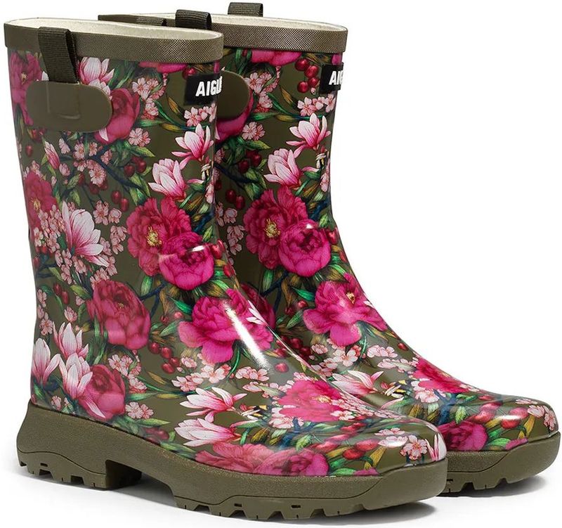 Aigle - Alya Print - Regenlaarzen - Gedrukt - Natuurlijk Rubber