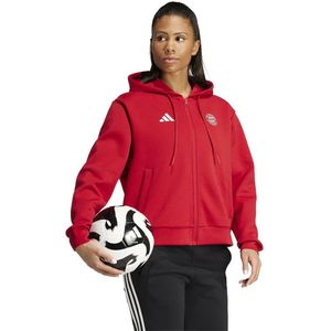 adidas - Bayern Munich - Trainingsjack - Rood/Wit - Capuchon
