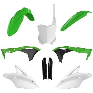 Polisport Off Road Mx Full Kawasaki Kx250f 17-20 / 17-18 91490 Plastic Set