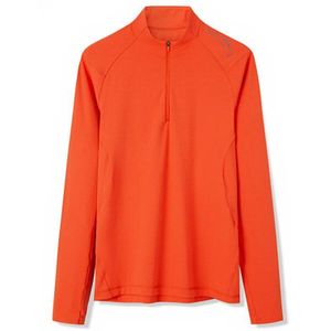Anta Running Half Zip Long Sleeve T-shirt Oranje L Man