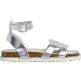 Pepe Jeans - PGS90204 - Sandalen - Zilver - Plat - Gesp - Casual