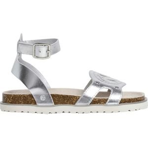 Pepe Jeans - PGS90204 - Sandalen - Zilver - Plat - Gesp - Casual