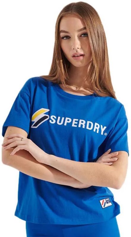 Superdry - Sportstyle Graphic Boxy - T-shirt - Katoen - Korte Mouwen