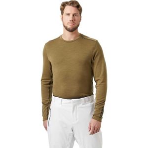 Helly Hansen - Lifa Merino Midweight Crew - Heren - Bruin - 2-laags Constructie