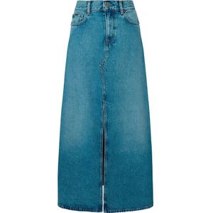 Pepe Jeans Dewi Long Skirt Blauw XS Vrouw