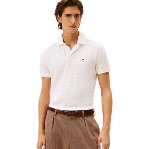 Tommy Hilfiger Herringbone Regular Fit Korte Mouw Poloshirt