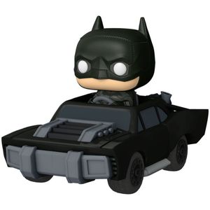 Funko Pop Ride Movies Dc Comics The Batman Batman In Batmobile Figure Zwart