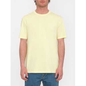 Volcom Stone Blanks Basic Short Sleeve T-shirt Geel 2XL Man