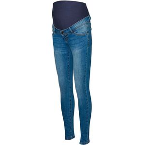 Mamalicious Mila Maternity Slim Fit Jeans Blauw XL Vrouw