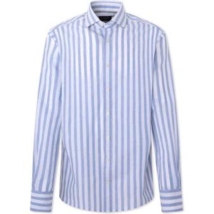 Hackett Mel Bold Stripe Long Sleeve Shirt Blauw XL Man