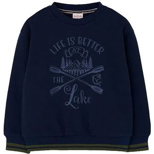 Boboli - Fleece Sweatshirt - Blauw - 12 Jaar - Jongens